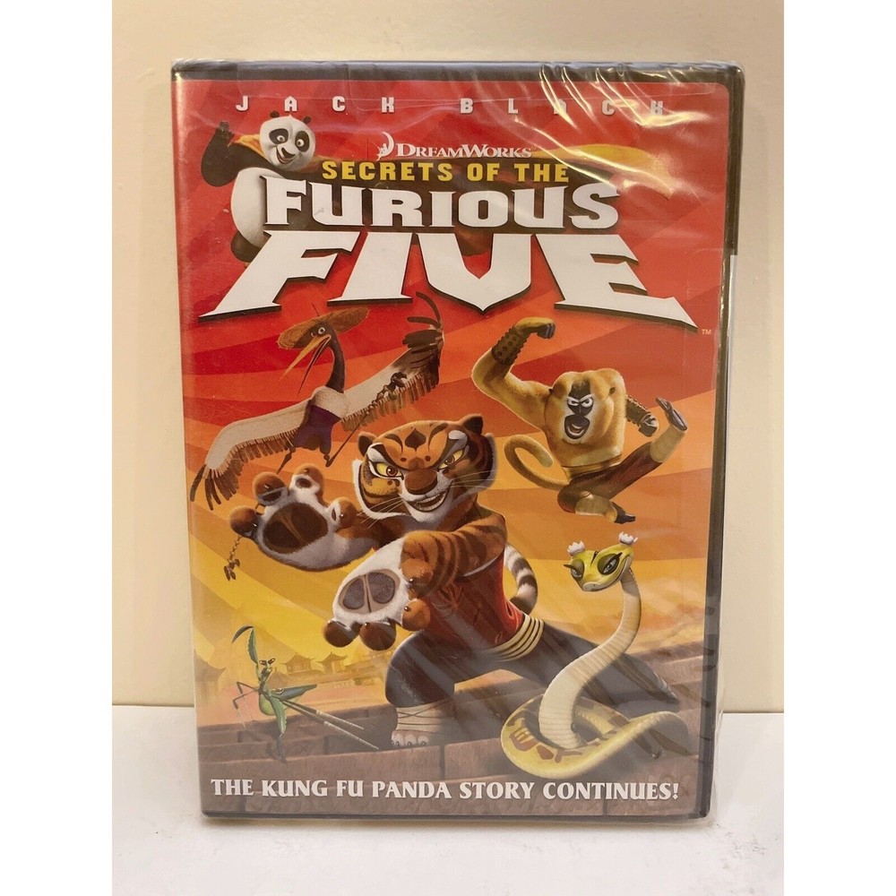 Kung Fu Panda: Secrets of the Furious Five DVD 2008 Jack Black  -NEW SEALED